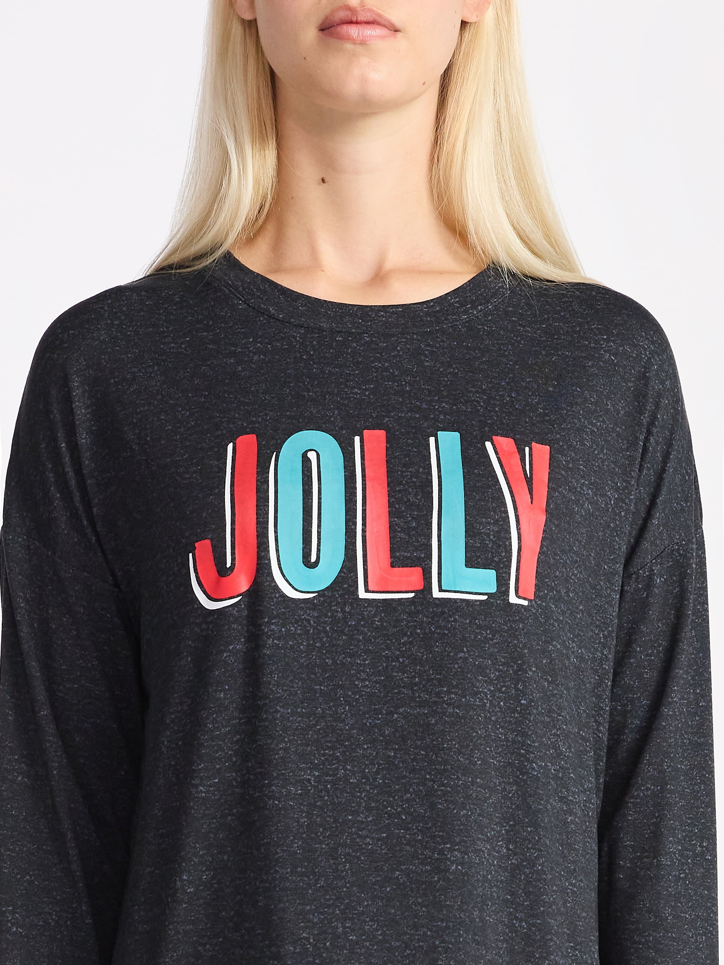 Jaclyn Women's and Women's Plus Holiday Graphic Sleep Tee and Jogger Pants Pajama Set, 2-Piece, Sizes XS-3X