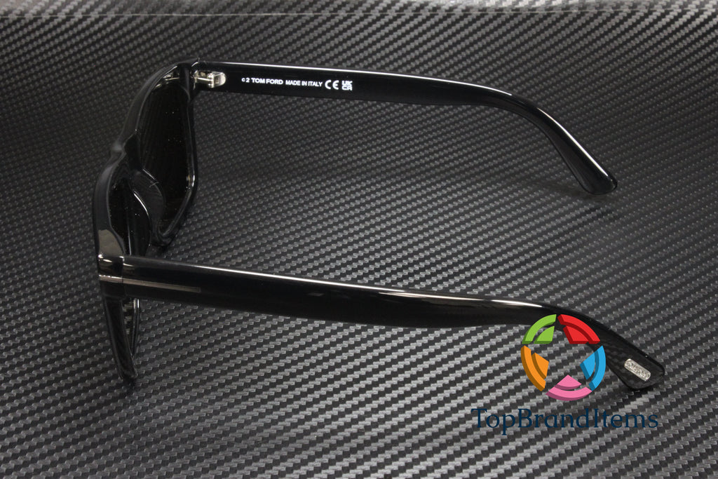 Tom Ford Buckley Smoke Square Men's Sunglasses FT0906-N 01A 56