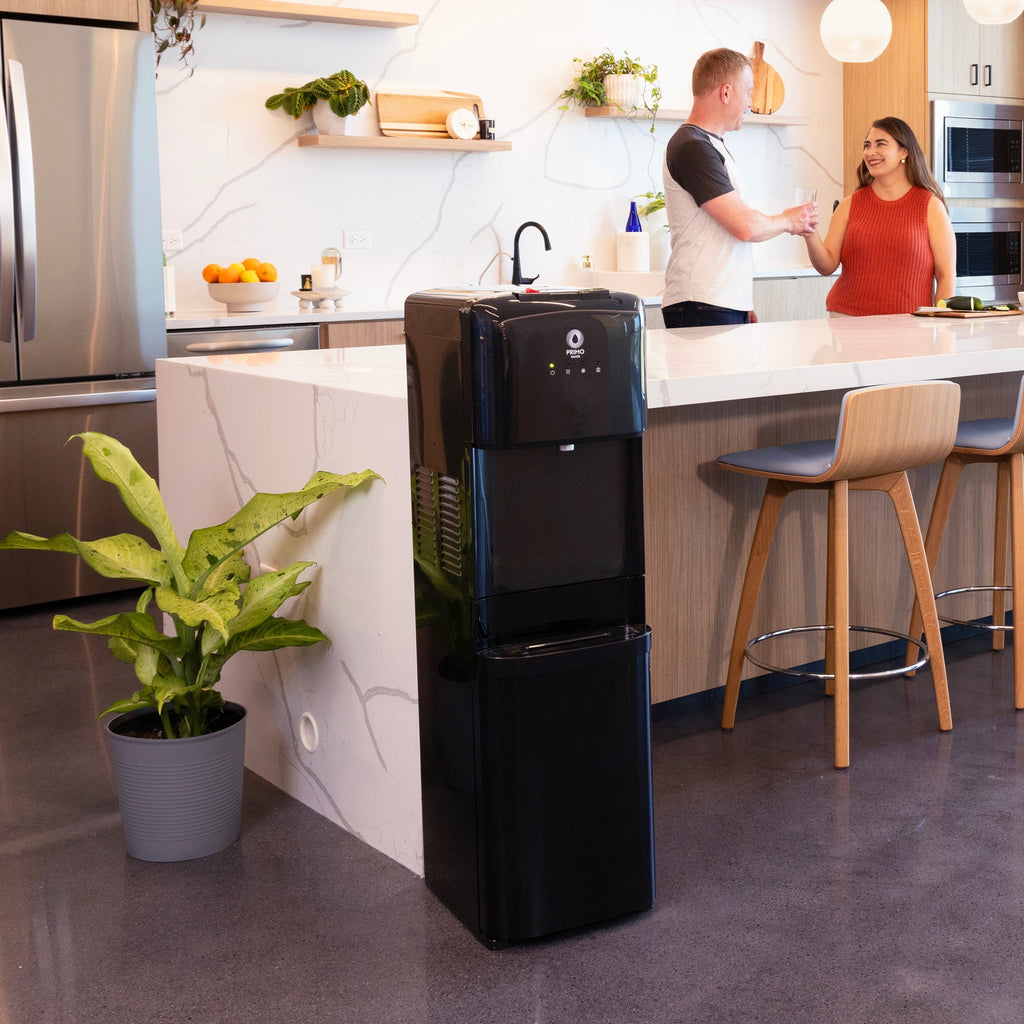 Primo Water® Black Bottom Load Classic Hot and Cold  2 Temp Water Dispenser with High Dispensing Area