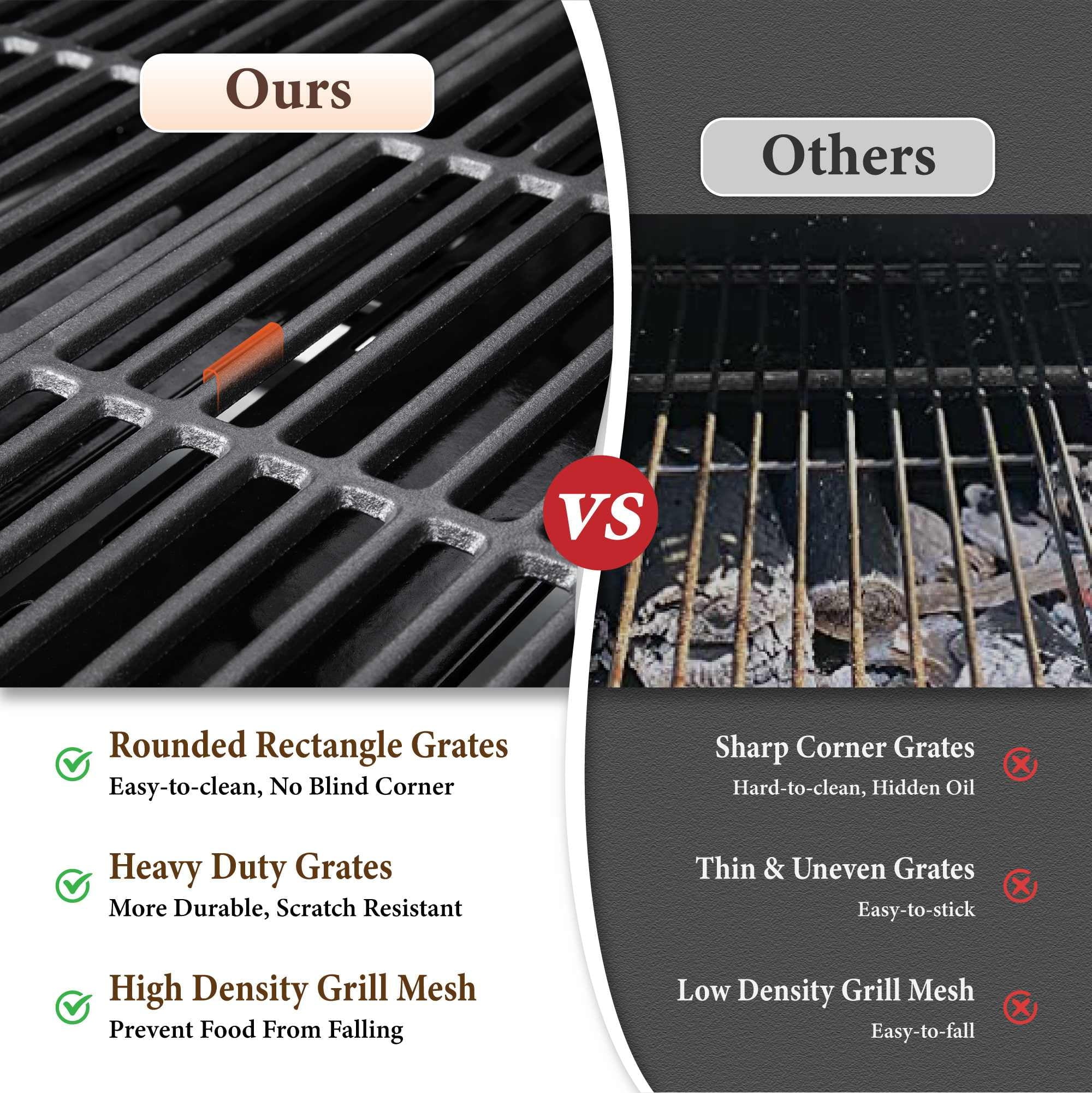 MF Studio 4 Burner Propane Gas Outdoor Grill with Side Burner Stainless Steel BBQ Grill