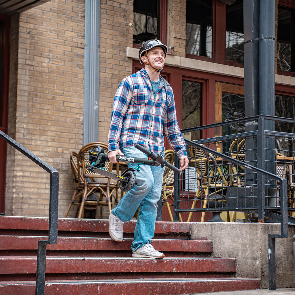 GOTRAX G2Plus Foldable Electric Scooter for Adult Teens Age of 8+ with 6" Tires, 200W 12mph, Gray