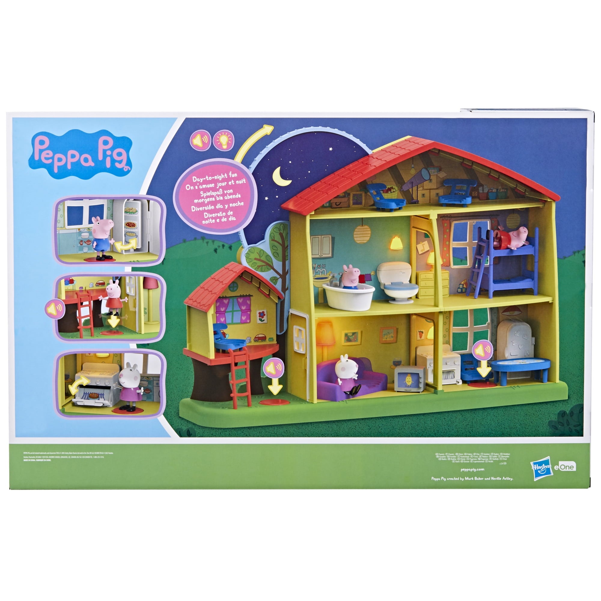 Peppa Pig Peppa’s Adventures Peppa's Playtime to Bedtime House Preschool Toy, Ages 3 and Up