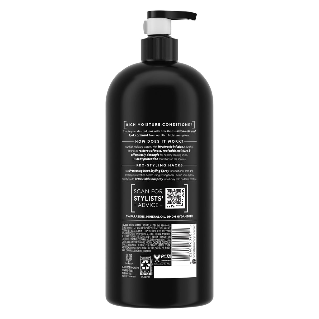 Tresemme Rich Moisture Moisturizing Conditioner with Pump, 39 oz