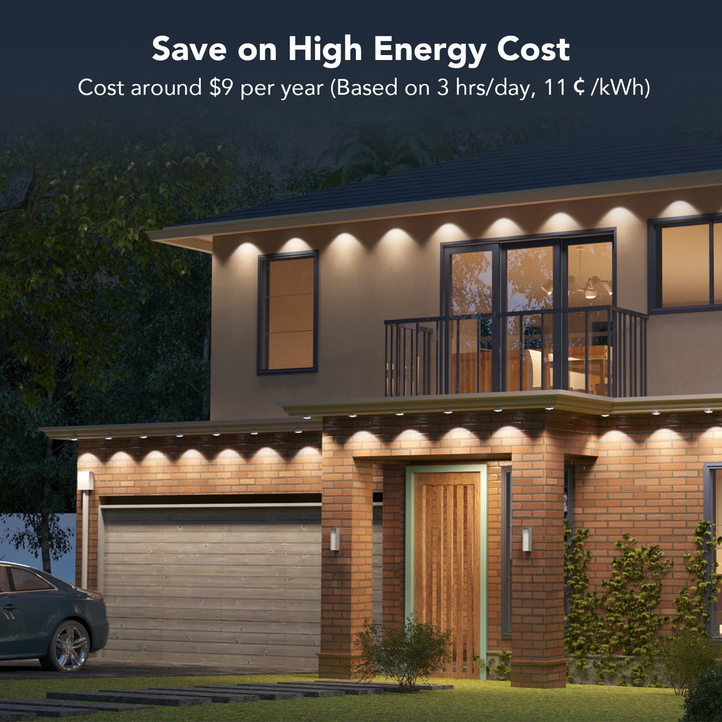 Govee 100ft RGBIC Permanent Outdoor Lights with 72 Lights Black Version