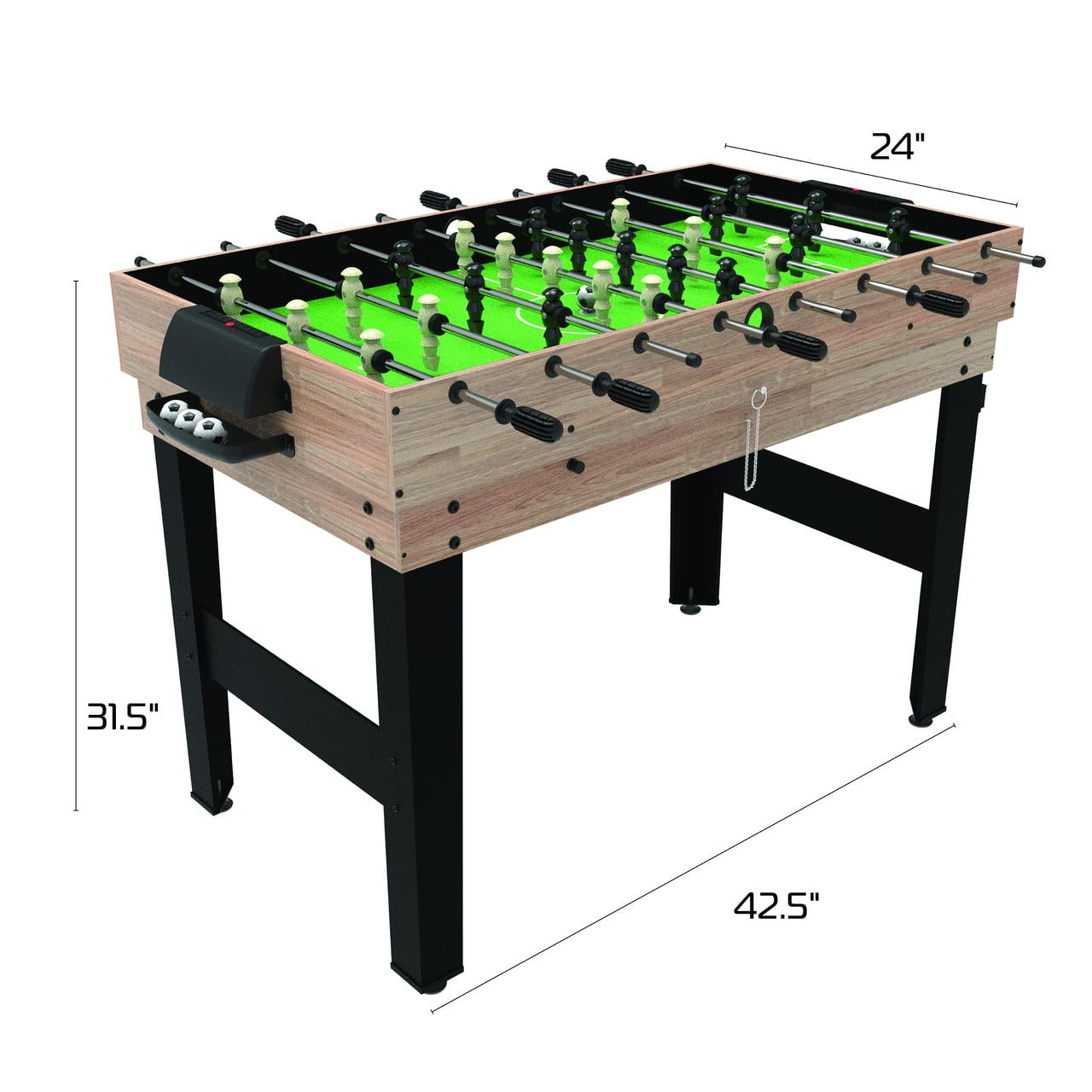 RealPlay Tzumi 13-in-1 Multi Game Table for Arcade Games of Foosball, Air Hockey, and More