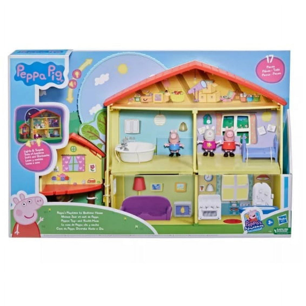 Peppa Pig Peppa’s Adventures Peppa's Playtime to Bedtime House Preschool Toy, Ages 3 and Up