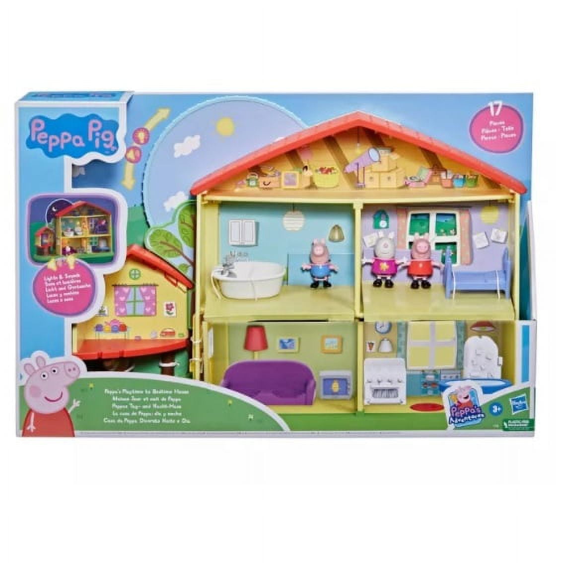 Peppa Pig Peppa’s Adventures Peppa's Playtime to Bedtime House Preschool Toy, Ages 3 and Up