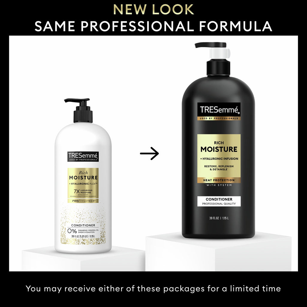Tresemme Rich Moisture Moisturizing Conditioner with Pump, 39 oz