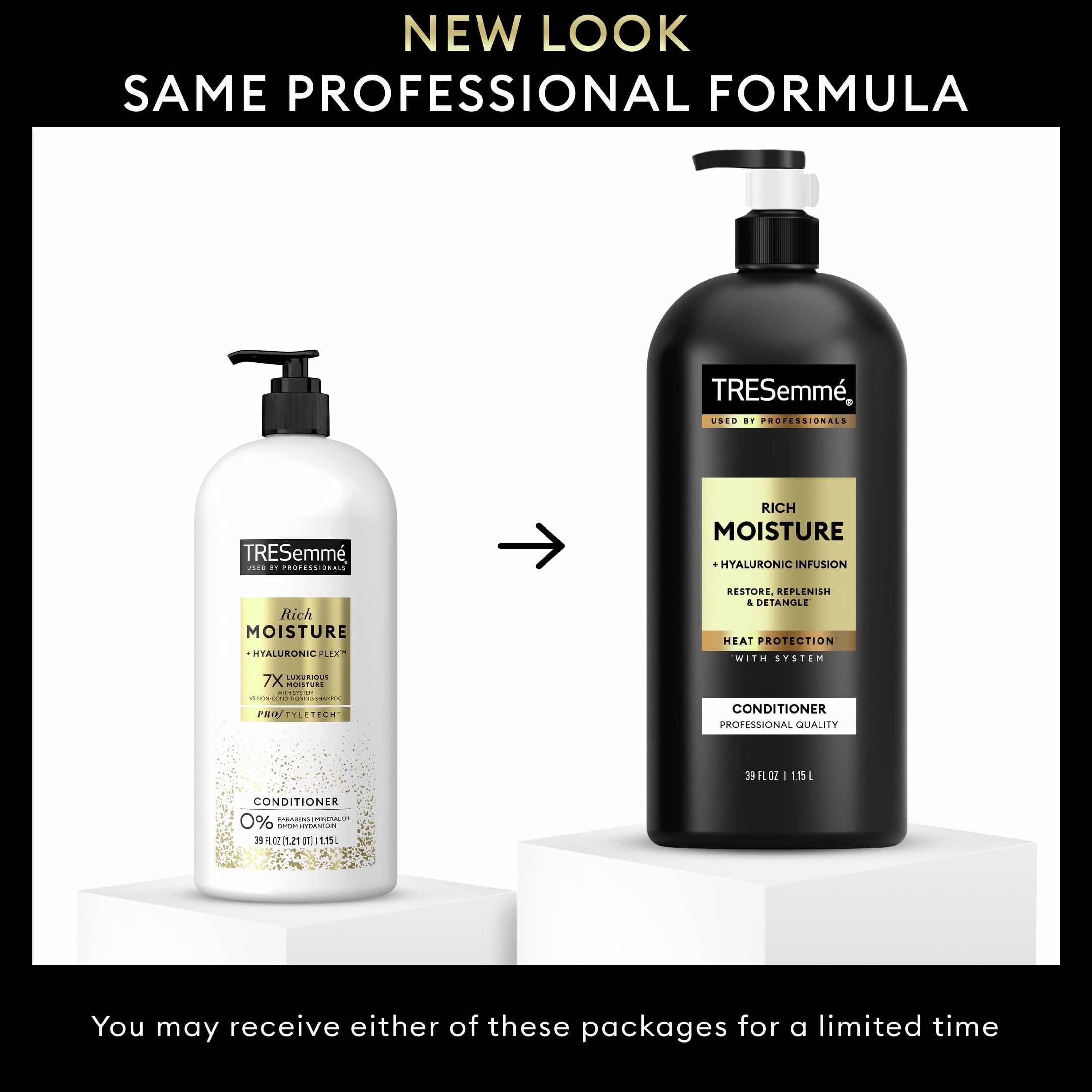 Tresemme Rich Moisture Moisturizing Conditioner with Pump, 39 oz