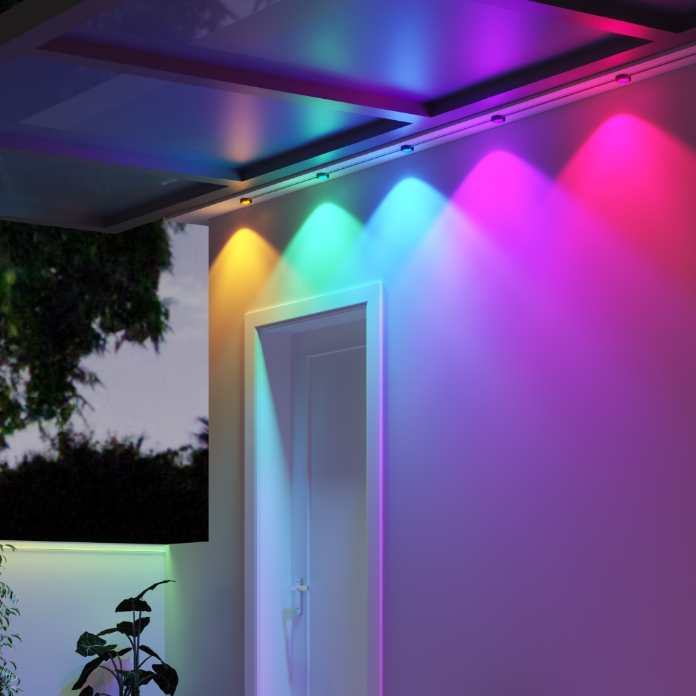 Govee 100ft RGBIC Permanent Outdoor Lights with 72 Lights Black Version