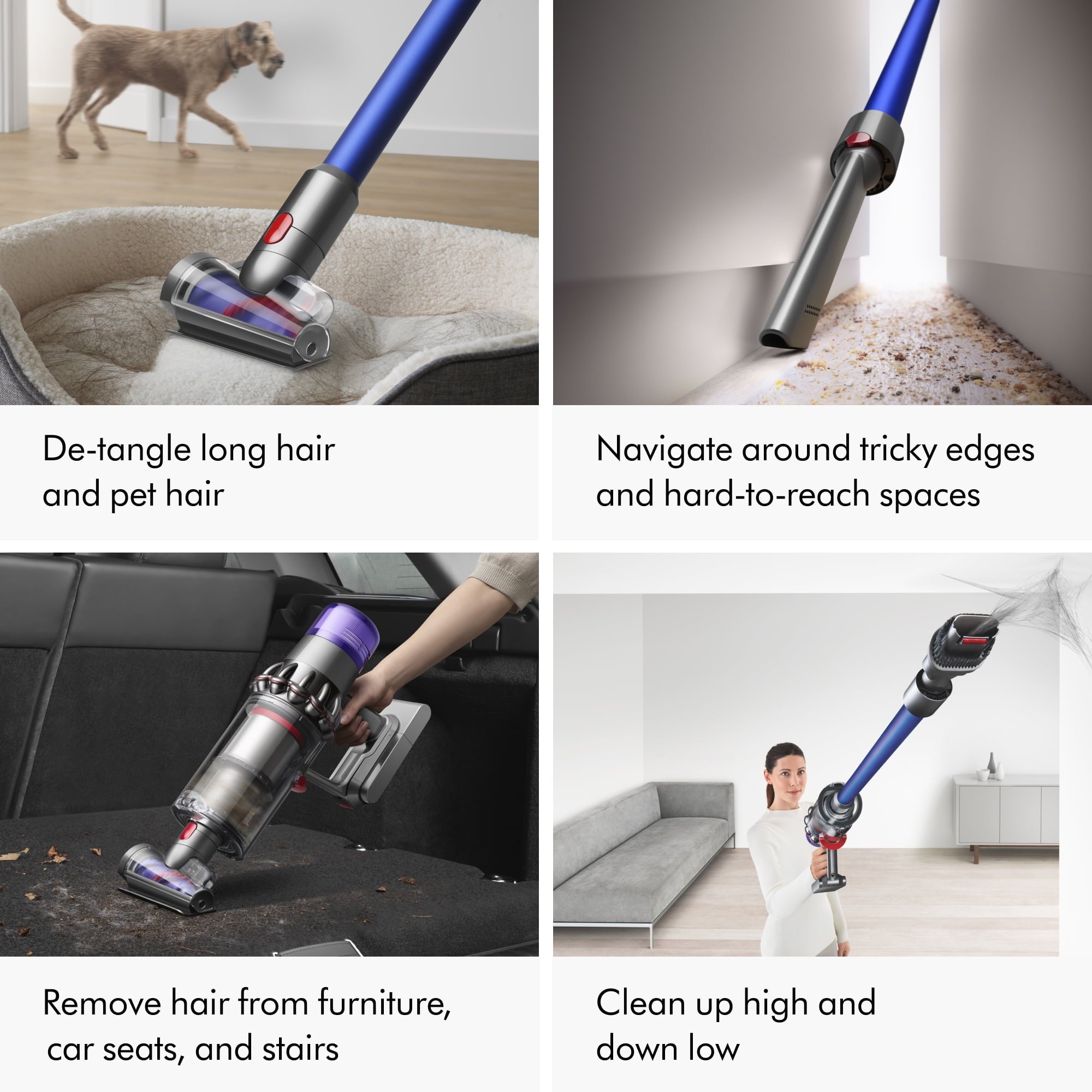 Restored Premium Dyson V11 Torque Drive+ Cordless Vacuum | Iron/Blue (Refurbished)