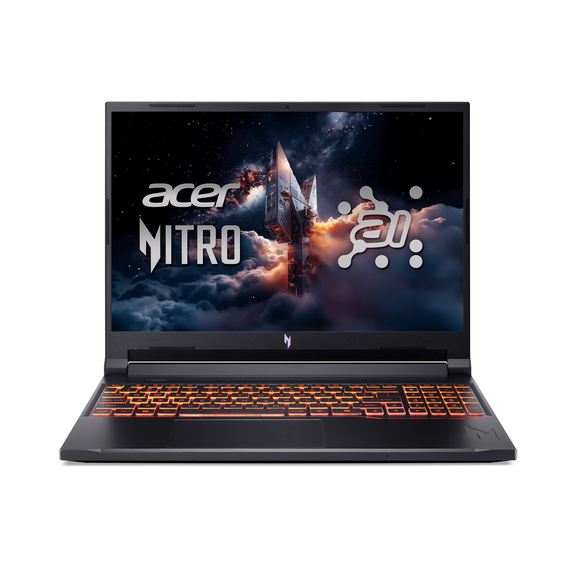 Acer Nitro V 16 AI WUXGA (1920 x 1200) IPS 180Hz Gaming Laptop AI PC, AMD Ryzen 5 240 Processor, NVIDIA® GeForce RTX™ 5050 8GB GDDR7 VRAM, 16GB RAM, 512GB SSD, Obsidian Black