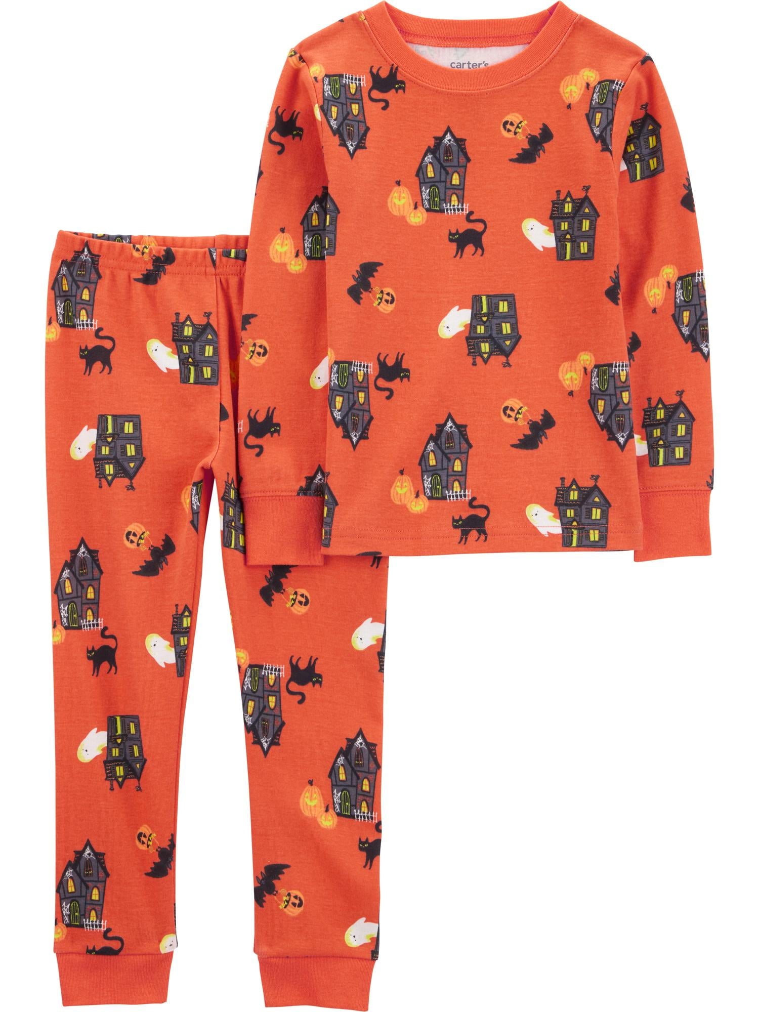 Carter's Child of Mine Toddler Boys or Girls Long Sleeve Top and Pants Pajama Set, 2-Piece, Sizes 12M-5T