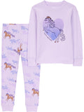 Carter's Child of Mine Toddler Boys or Girls Long Sleeve Top and Pants Pajama Set, 2-Piece, Sizes 12M-5T