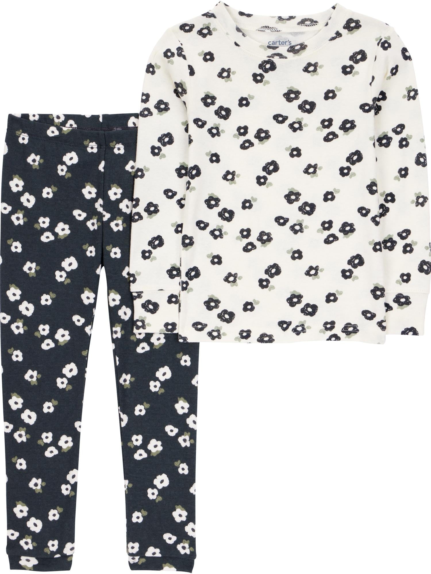 Carter's Child of Mine Toddler Boys or Girls Long Sleeve Top and Pants Pajama Set, 2-Piece, Sizes 12M-5T