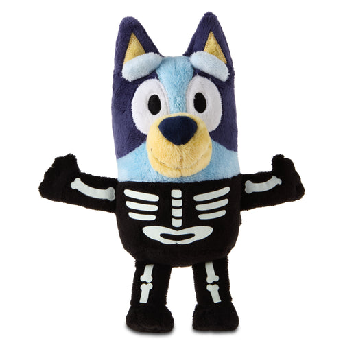 Bluey Glow-In-The-Dark Skeleton Costume Plush, 7.5" x 4.5" by Dan Dee