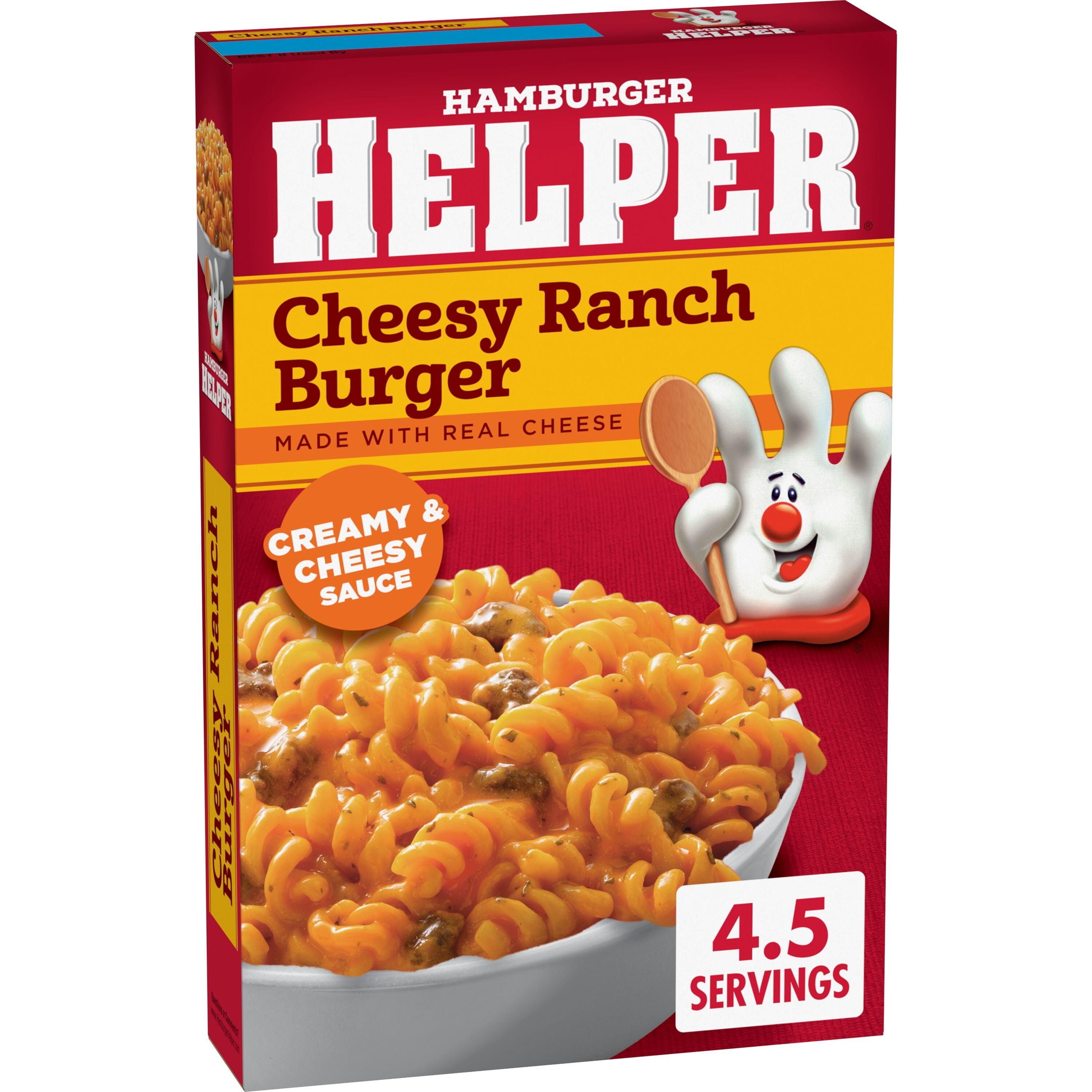 Hamburger Helper Cheesy Ranch Burger, 5.5 oz Box