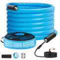 Kohree 25 FT Heated Water Hose with Storage Bag for RV,Drinking Water Hose Antifreeze to -40℉for Trailer,Truck,Garden