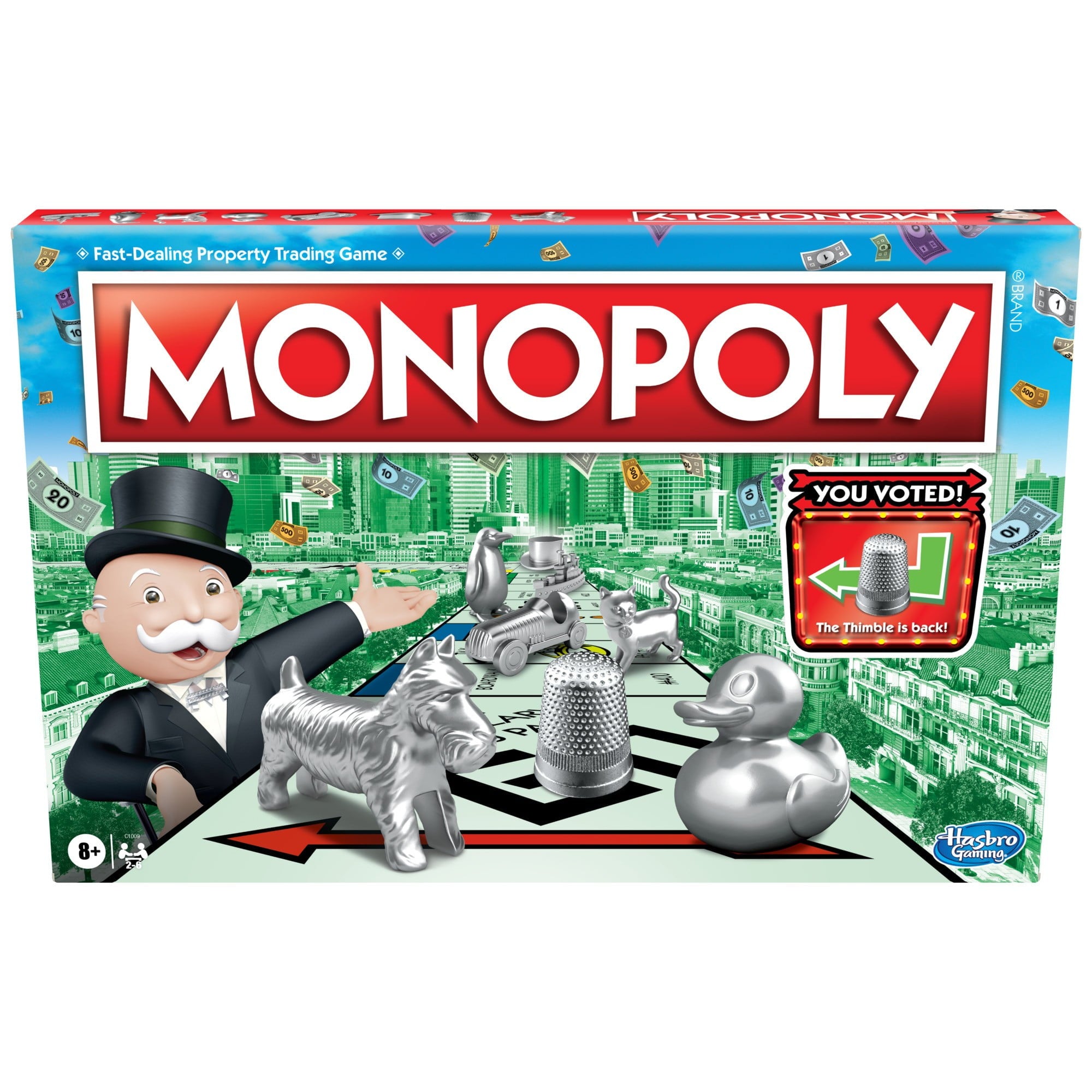 Monopoly Board Game, Family Board Game for 2 to 6 Players