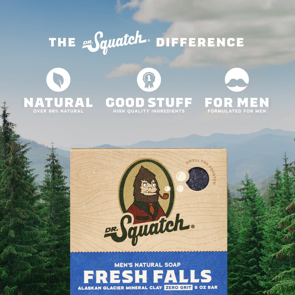 Dr. Squatch Natural Bar Soap for Men Variety Gift Set - Variety Pack (5 oz, 9-Pack)