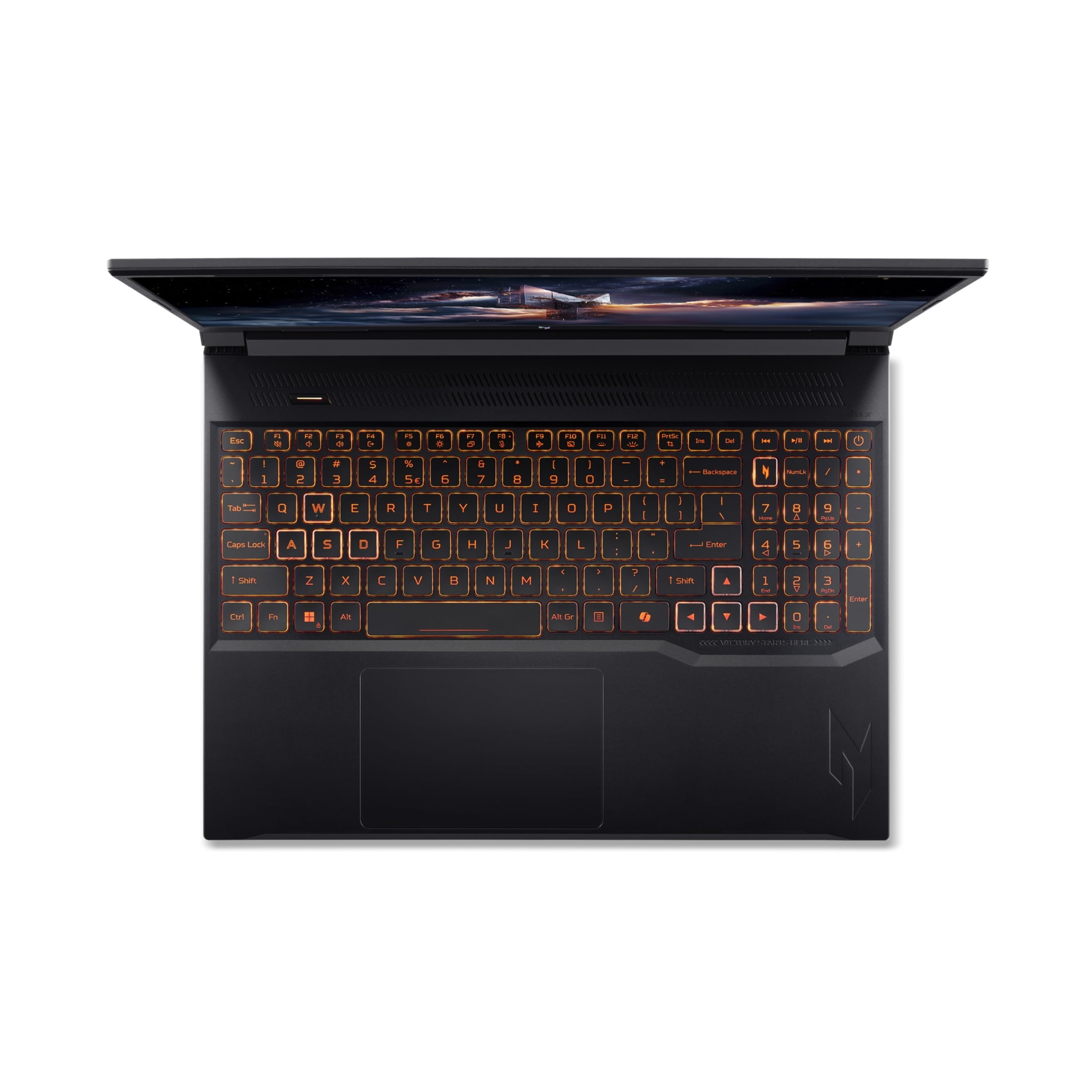 Acer Nitro V 16 AI WUXGA (1920 x 1200) IPS 180Hz Gaming Laptop AI PC, AMD Ryzen 5 240 Processor, NVIDIA® GeForce RTX™ 5050 8GB GDDR7 VRAM, 16GB RAM, 512GB SSD, Obsidian Black