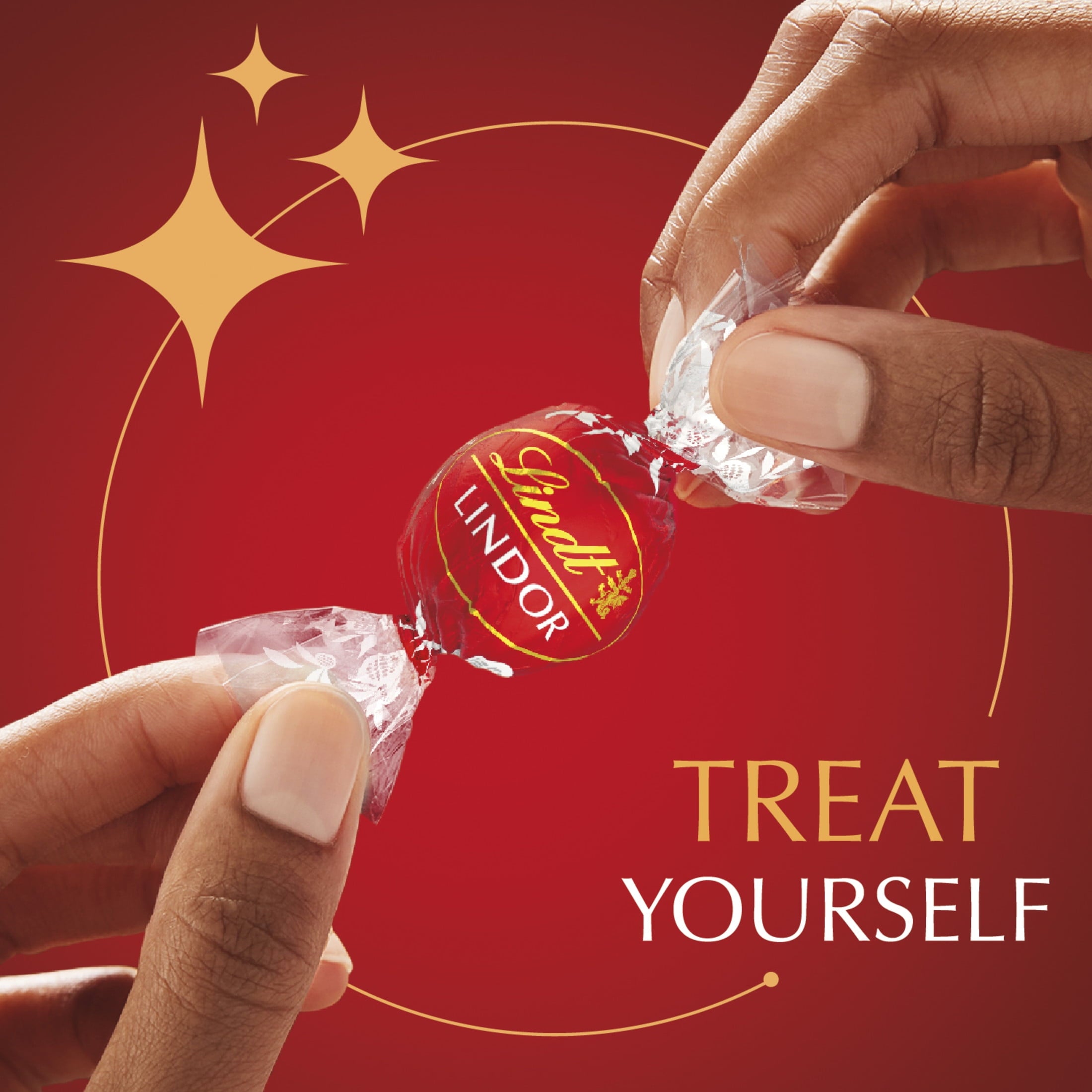 Lindt Lindor Milk Chocolate Candy Truffles, 8.5 oz. Bag