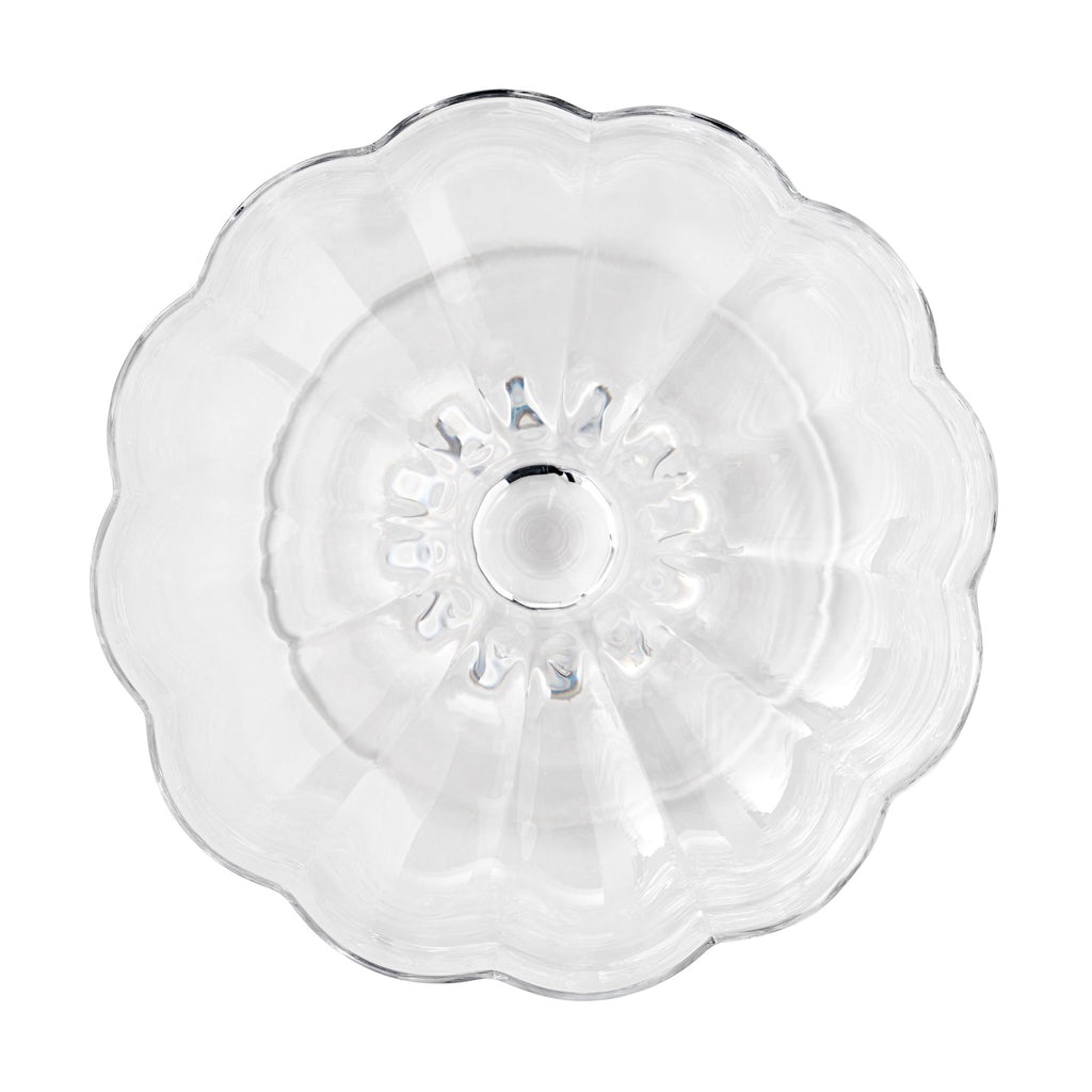 The Pioneer Woman Colette 8-Ounce Scalloped Cocktail Glasses, Clear, Set of 4