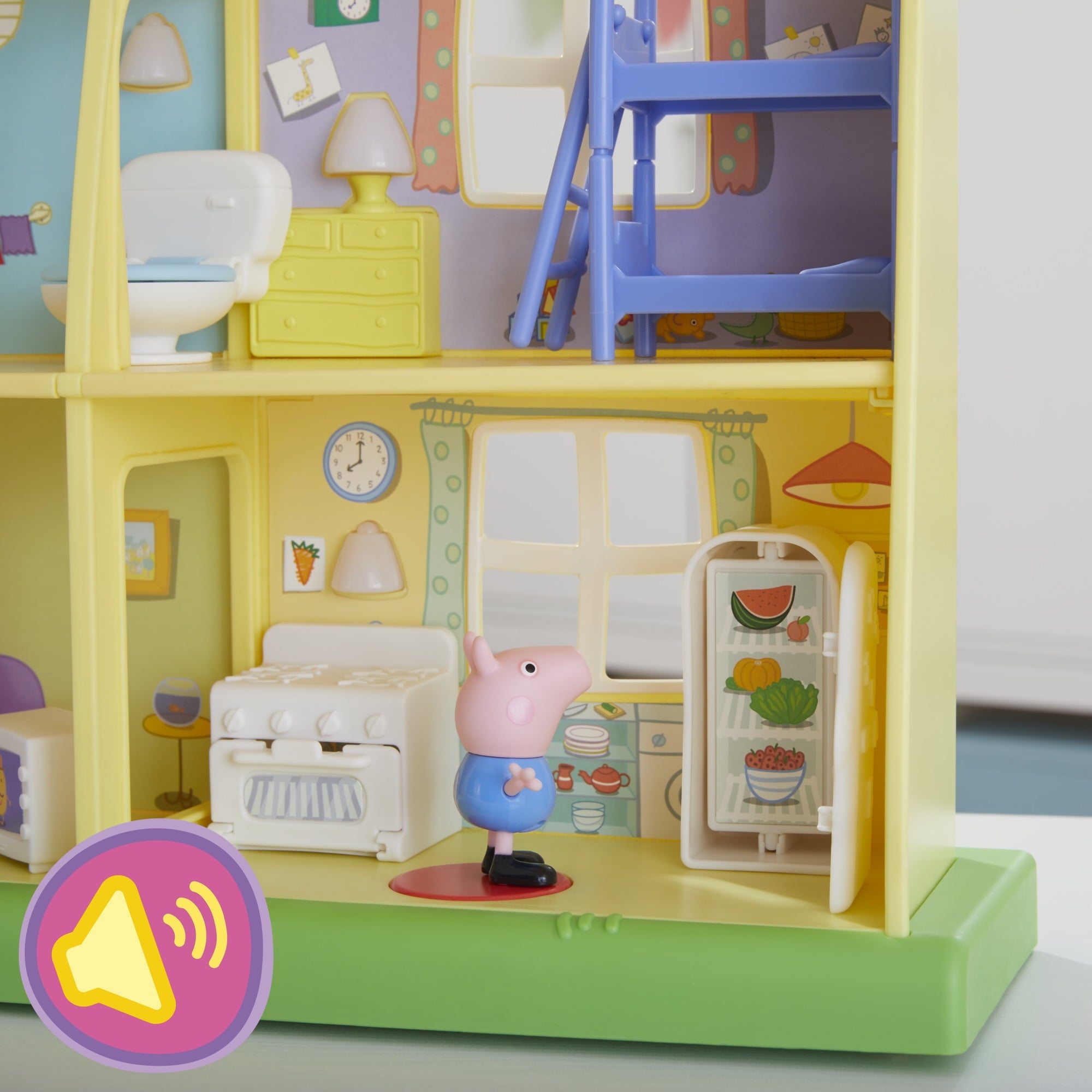 Peppa Pig Peppa’s Adventures Peppa's Playtime to Bedtime House Preschool Toy, Ages 3 and Up
