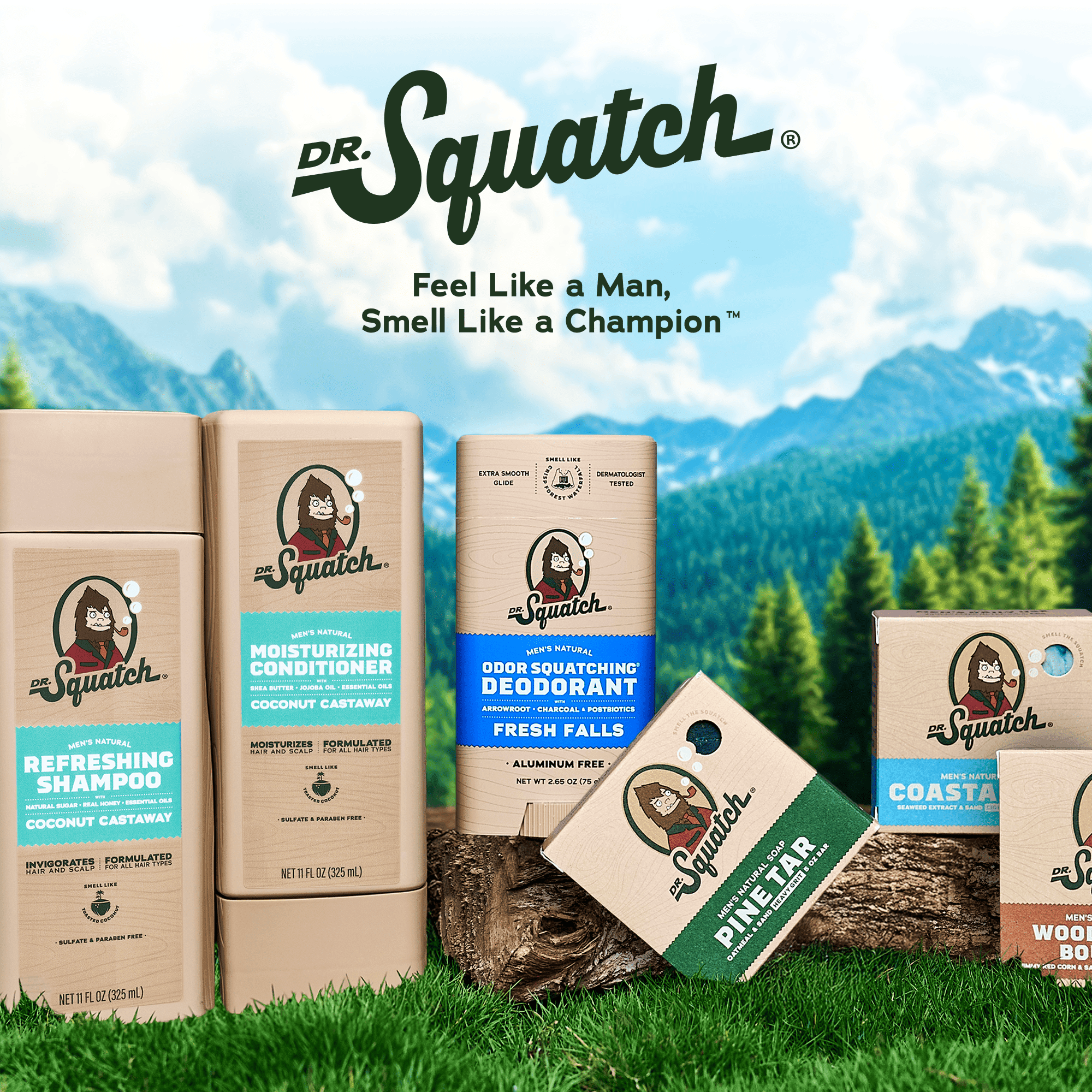Dr. Squatch Natural Bar Soap for Men Variety Gift Set - Variety Pack (5 oz, 9-Pack)