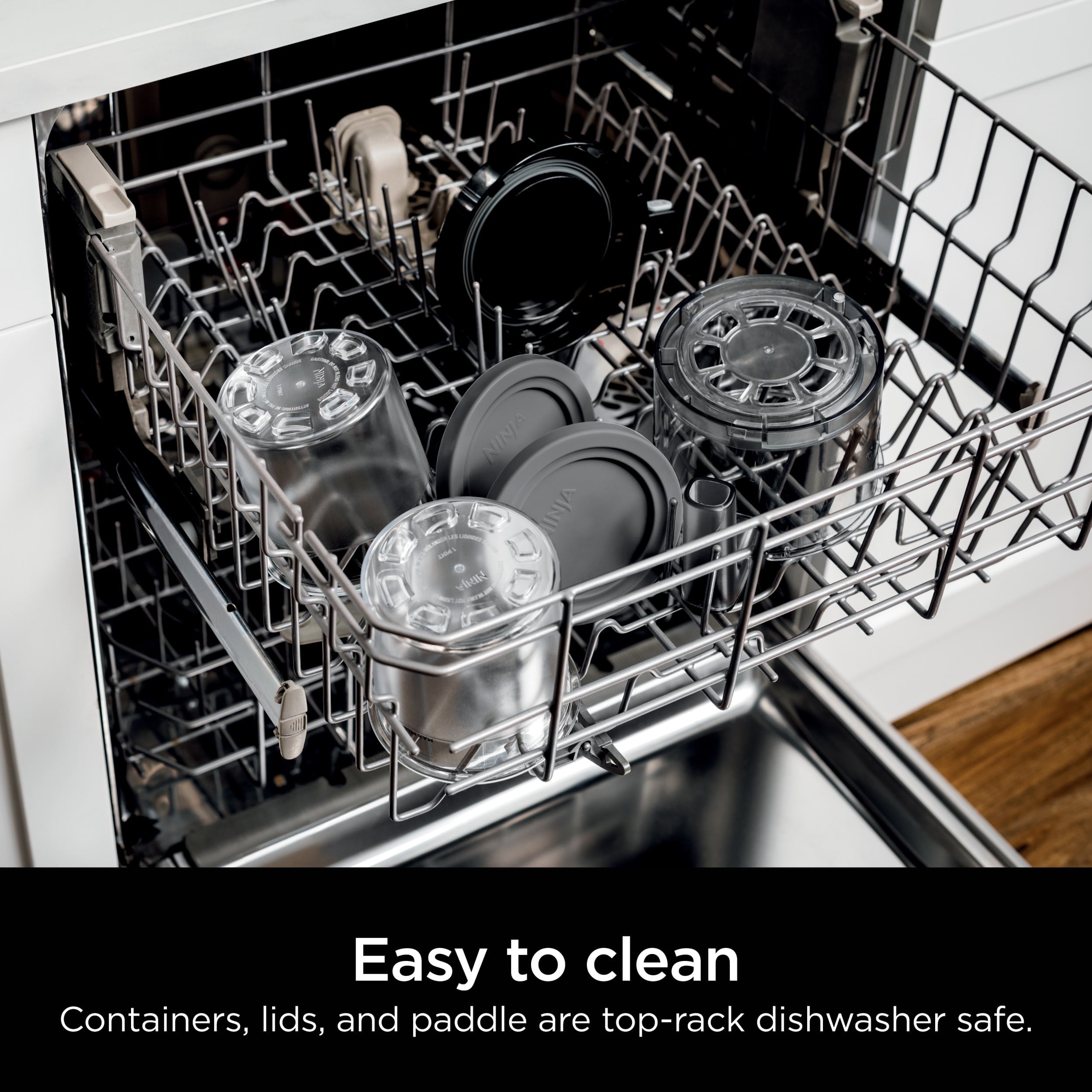 Ninja CREAMi Ice Cream Maker, for Gelato, Mix-ins, Milkshakes, Sorbet, Smoothie Bowls & More, 5 One-Touch Programs, with (2) 16 oz Pint Containers & Lids, Perfect for Kids, White, NC300WH