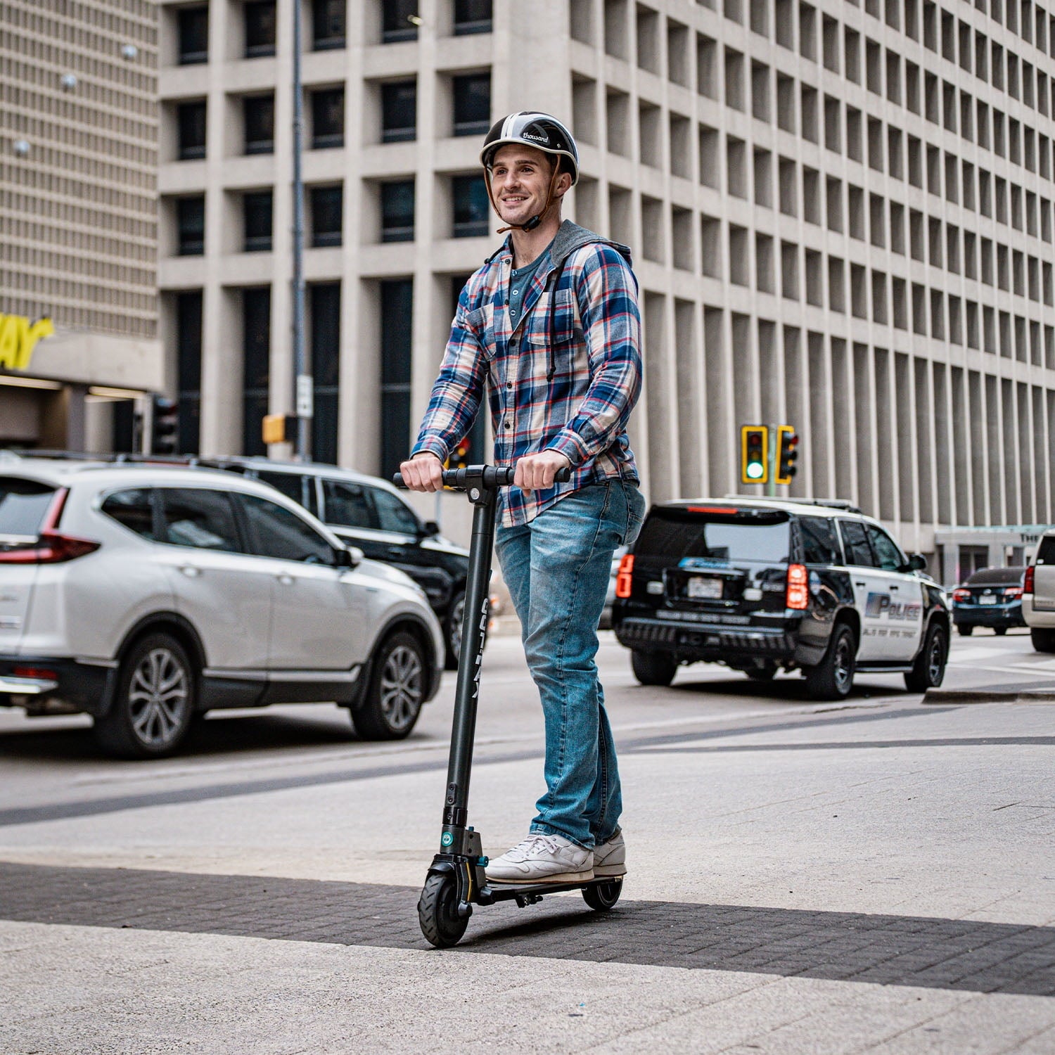 GOTRAX G2Plus Foldable Electric Scooter for Adult Teens Age of 8+ with 6" Tires, 200W 12mph, Gray