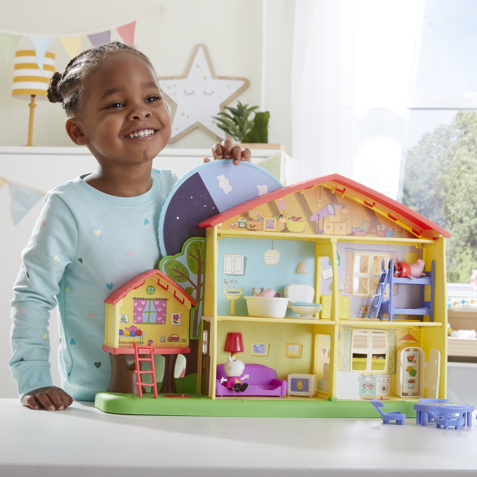 Peppa Pig Peppa’s Adventures Peppa's Playtime to Bedtime House Preschool Toy, Ages 3 and Up