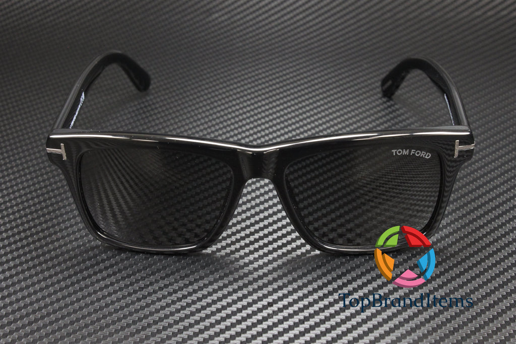 Tom Ford Buckley Smoke Square Men's Sunglasses FT0906-N 01A 56