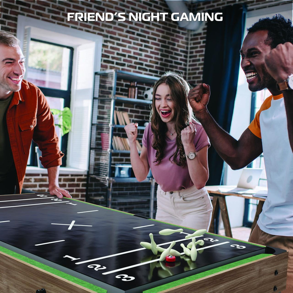 RealPlay Tzumi 13-in-1 Multi Game Table for Arcade Games of Foosball, Air Hockey, and More