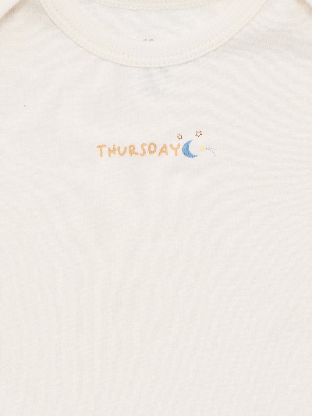 Bliss by Garanimals Baby Boys or Girls Cotton Days of the Week Bodysuits Set, 7-Piece, Sizes 0M-18M