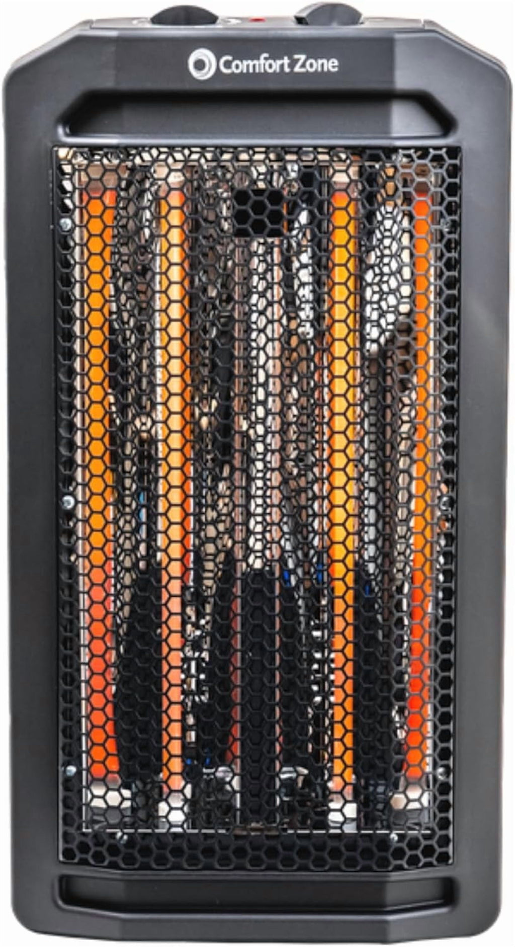 Comfort Zone Infrared Tower Heater, 1500W, Thermostat, 2 Settings